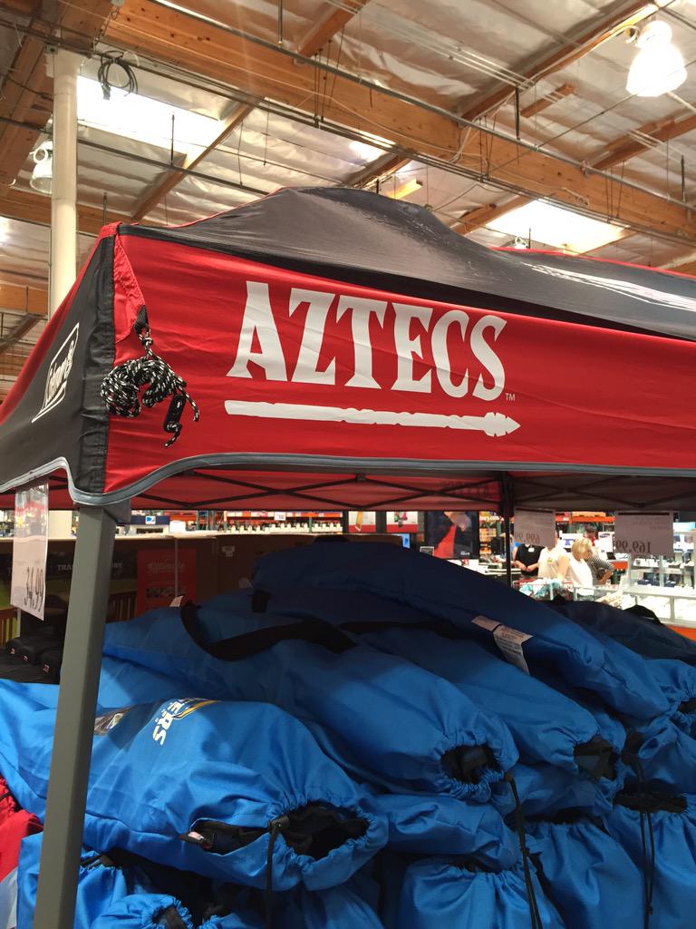 New canopies, chairs and coolers at Costco AztecMesa