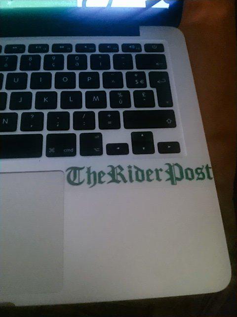 b_lm35's tweet image. @TheRiderPost Operation stickers a commencé ! #theriderpost