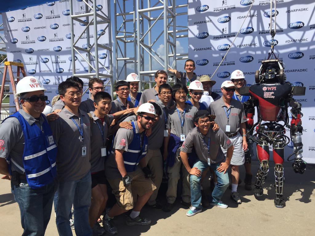 WPI_WARNER's tweet photo. The team behind this machine... #DARAPDRC http://t.co/aJ4Z3WNajA