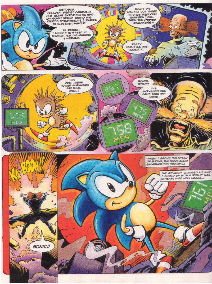 Sonic the Comic on X: The origin of Sonic The Hedgehog.