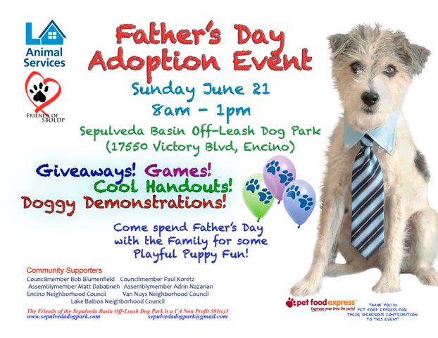 FreedomPupsLA's tweet photo. Hey @theSFVscoop SAVE THE DATE! #6/21 8a-1p #FathersDay #petadoption #Encino #SBOLDP #thingstodo #LA #dog #cat #news http://t.co/Y5GAAwpODI
