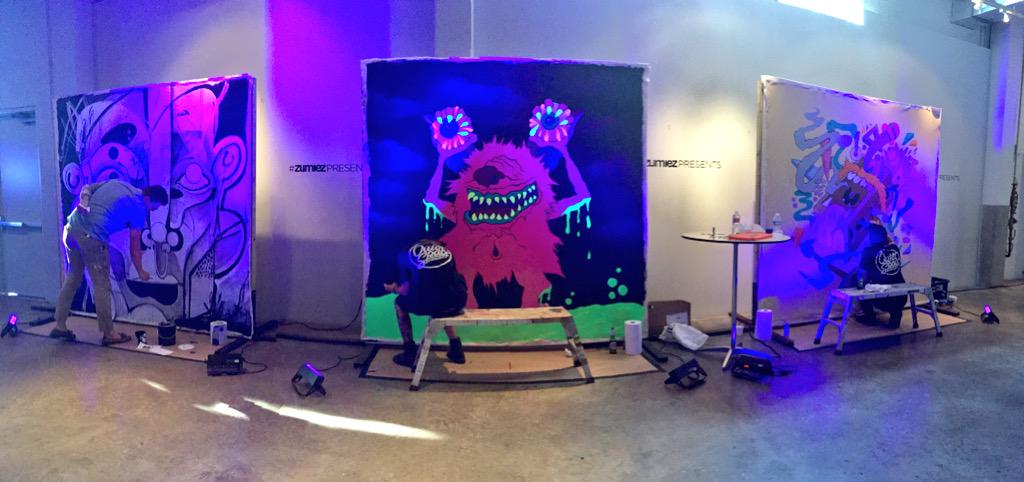 zumiez's tweet photo. Putting on the finishing touches... #zumiezpresents http://t.co/75BugPM42j