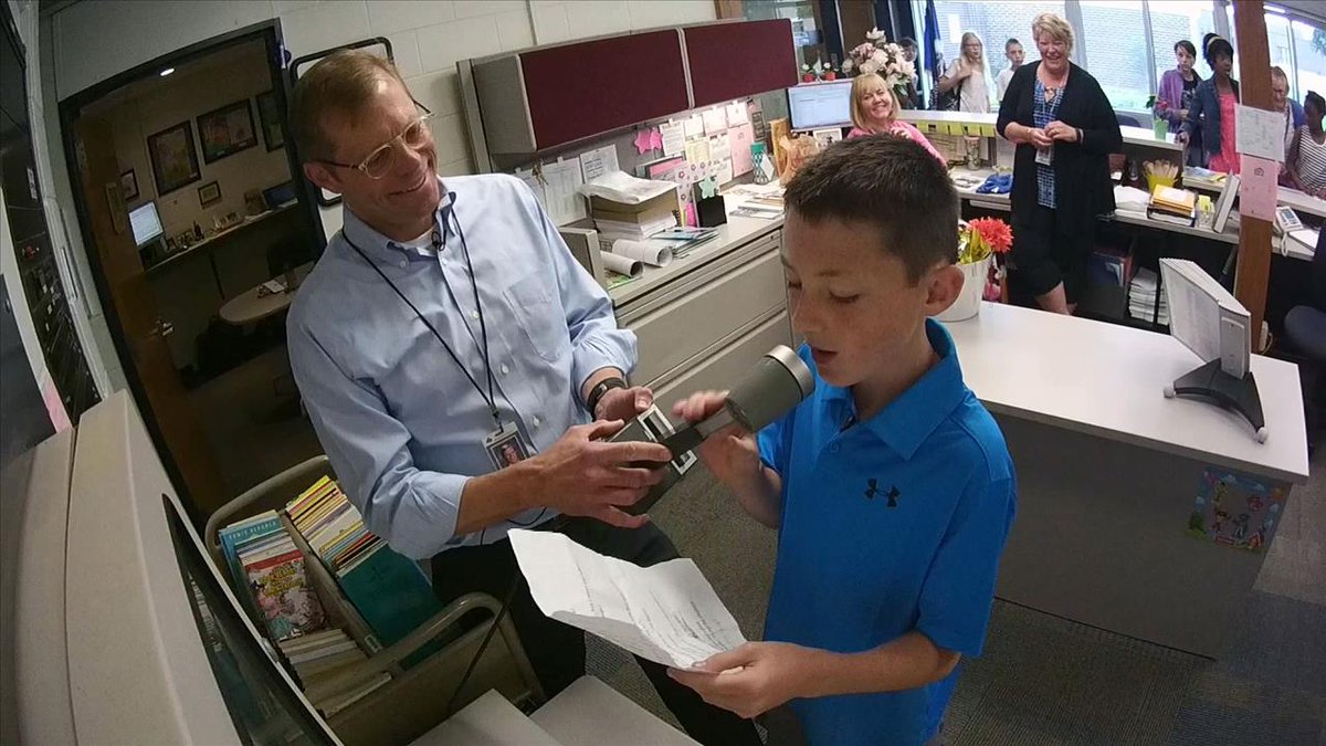 kare11's tweet image. Kid has been crackin' jokes since kindergarten- but it's the end of an era at Rosemount Elem. kare11.tv/1Iquofh