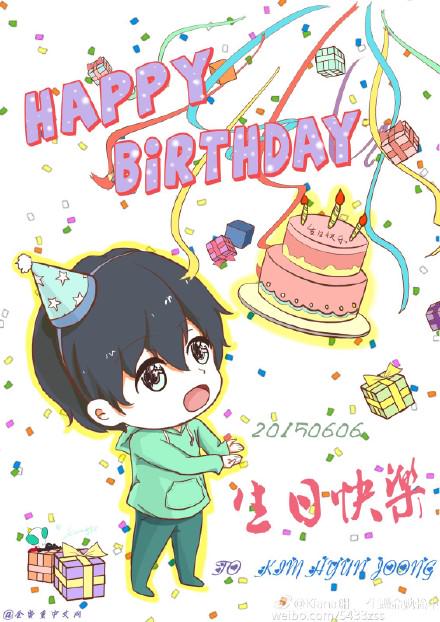 Fan Art - HAPPY BIRTHDAY KIM HYUN JOONG!
Cr:      Via:  