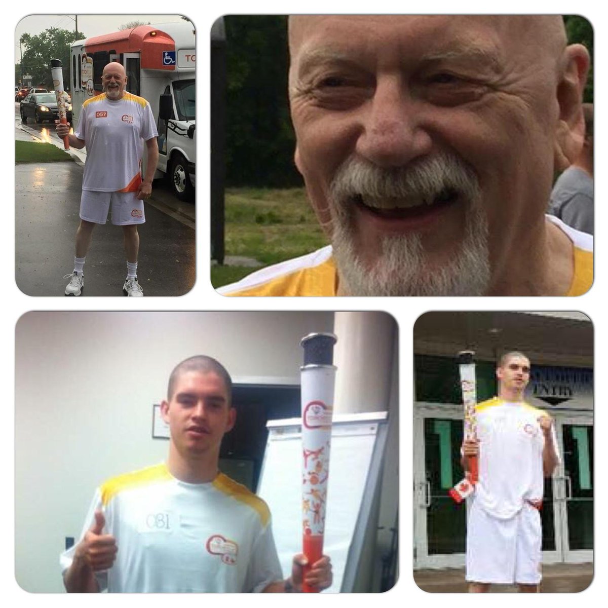 Bill Ford &amp; Evan Gillard of <a href="/MotorCityBoxing/">Motor City Boxing</a> carrying the @TO2015 torch thru <a href="/oshawacity/">City of Oshawa</a> today. <a href="/boxing_canada/">Boxing Canada</a>