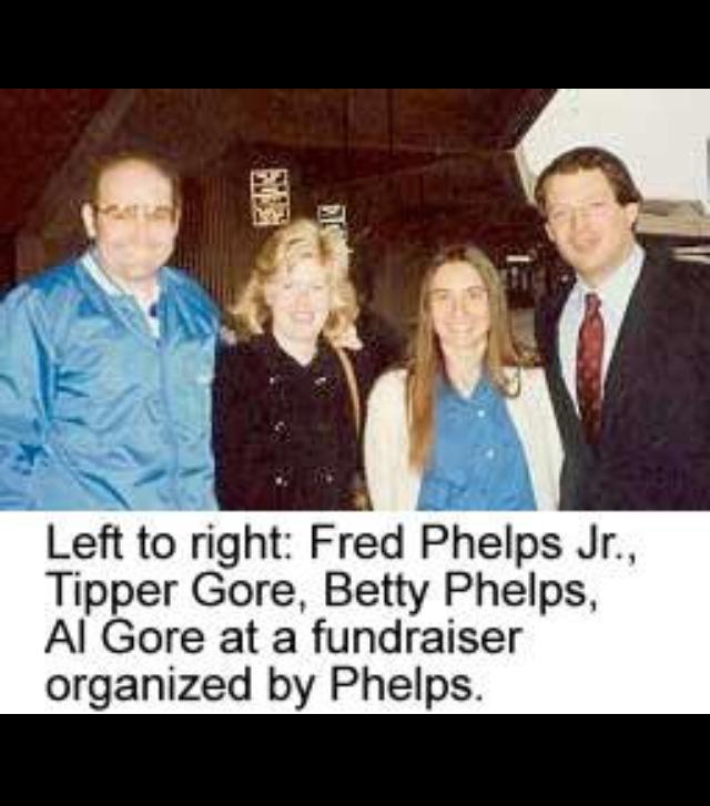 Why was Al Gore fundraising with the Westboro nut jobs?