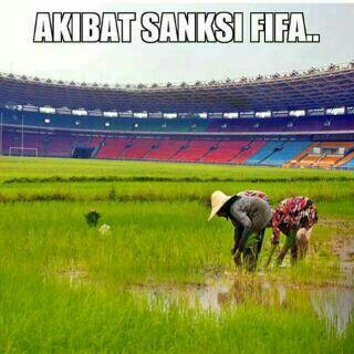 Stadion besar tanpa sepak bola...