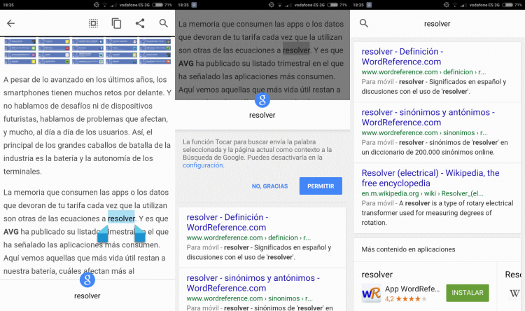 elandroidelibre's tweet photo. Truco Androide: Presiona una palabra para buscar en Google http://t.co/ld3Hld6fRb http://t.co/qz6KMDGRKi