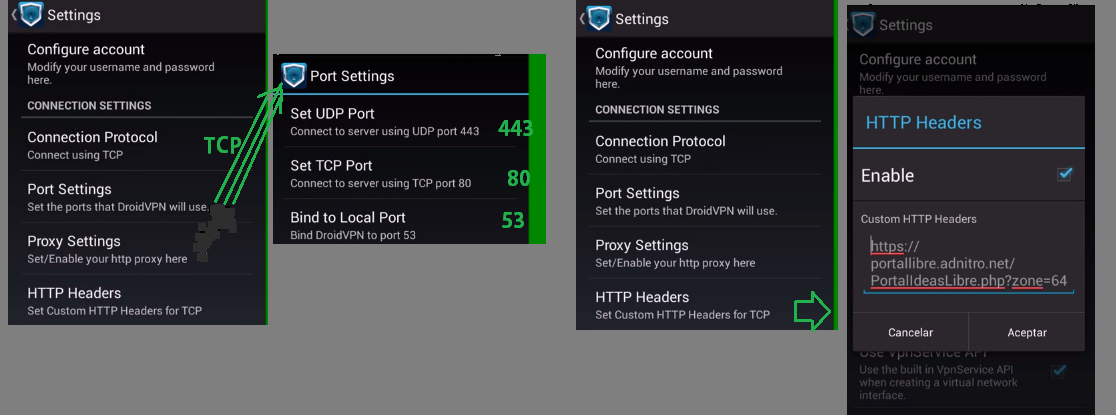 JholCS's tweet photo. Configuraciones para tener #internetgratistelcel en México con la app #DroidVPN http://t.co/IlywYnK7kV