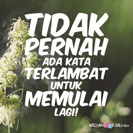 Mari tinggalkan belenggu masa lalu dan mulai langkah yg baru di dalam Kristus.

warungsatekamu.org/2015/06/mulai-…