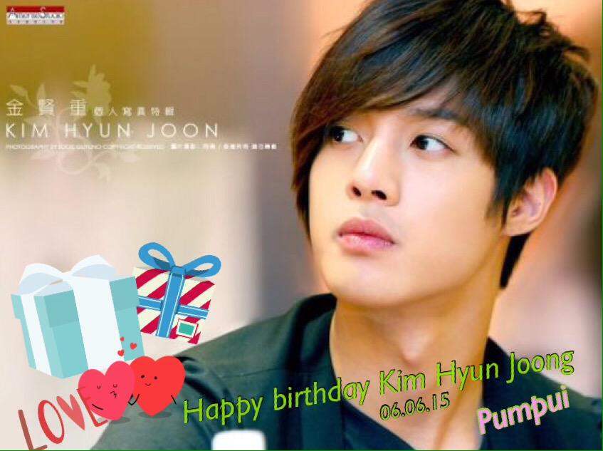 Happy birthday Kim Hyun Joong     