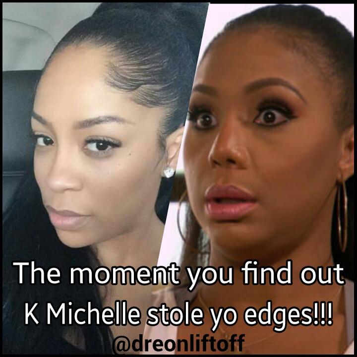 Dre_MrMetoo's tweet photo. @kmichelle edges tho! #fleek #ABWBH #BeingKMichelle #hardtodo luv this woman #petty tweet. http://t.co/y13W4cG9OI