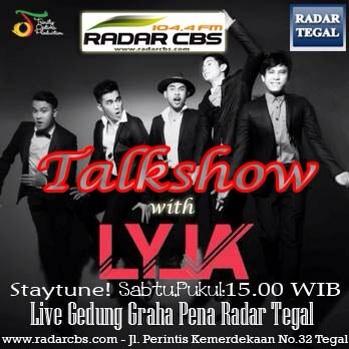 TrinityOptimaP's tweet photo. #TOPACTIVITY RT @LYLAINDONESIA LC Tegal!! Jangan lupa nanti dengerin kita siaran di @RadarCBS jam 3 sore yaa!! http://t.co/n1iwZlCQJu