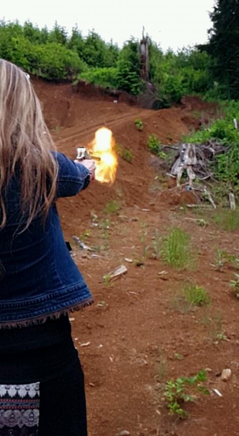 Finally got to break in the Desert Eagle! Yeah, it was fun.