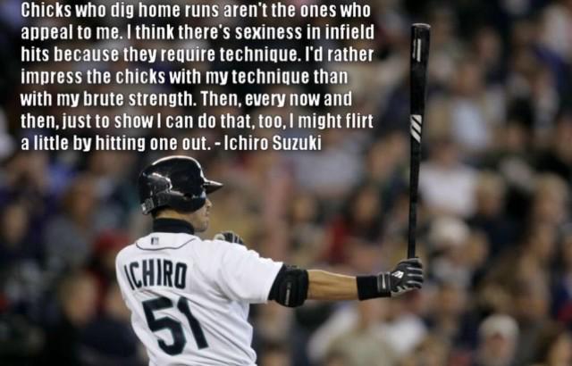 BaseballQuotes1's tweet image. -Ichiro Suzuki