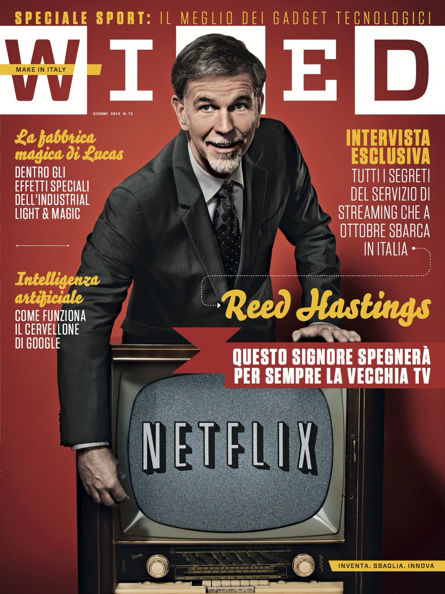 wireditalia's tweet photo. ESCLUSIVA: Netflix conferma ufficialmente a @wireditalia l’arrivo in Italia a ottobre: http://t.co/uJ89HF6Vkp http://t.co/Y5ILU09Otm