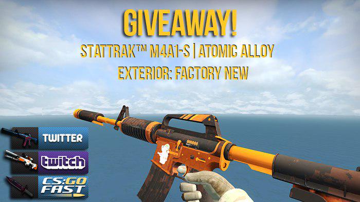 csgofast_x's tweet image. GiveAway! 
RT + Follow us! Drawing the winners on june 9 . 
Test your luck with @CSGOFast_com