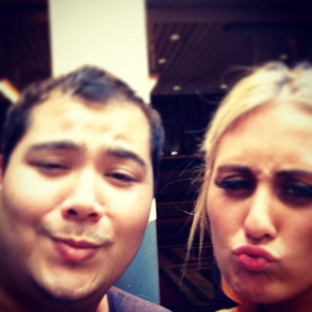 Last time me &amp; Mishkah were at Ivy #Ivy #courtyardparty #mishkah #laprofonde #partytimes