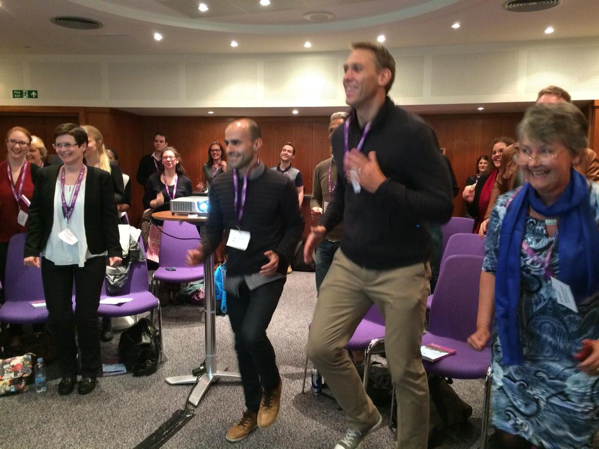 Virtual field trips in class. Fun way 2 increase activity. Here we're running 100m with Bolt! <a href="/ISBNPA2015/">ISBNPA2015</a> #ISBNPA2015