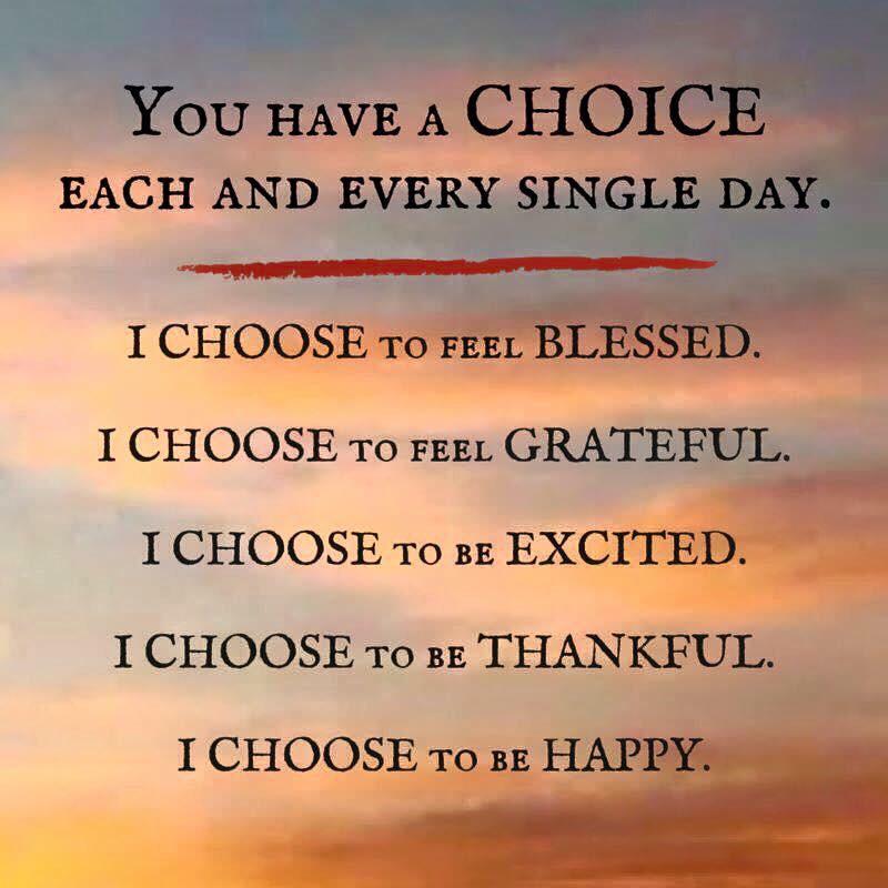 Image result for be thankful that you have choices p8ic