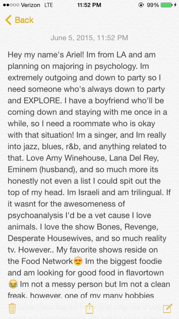 _ari5_'s tweet photo. @SFSU19 fellow females!! Hmu if you're interested in rooming together!! http://t.co/8spop2hdQN