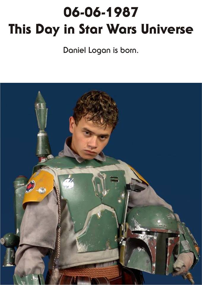 06-06-1987 We wish a Happy Birthday to the young Boba Fett, , who turns 28. 