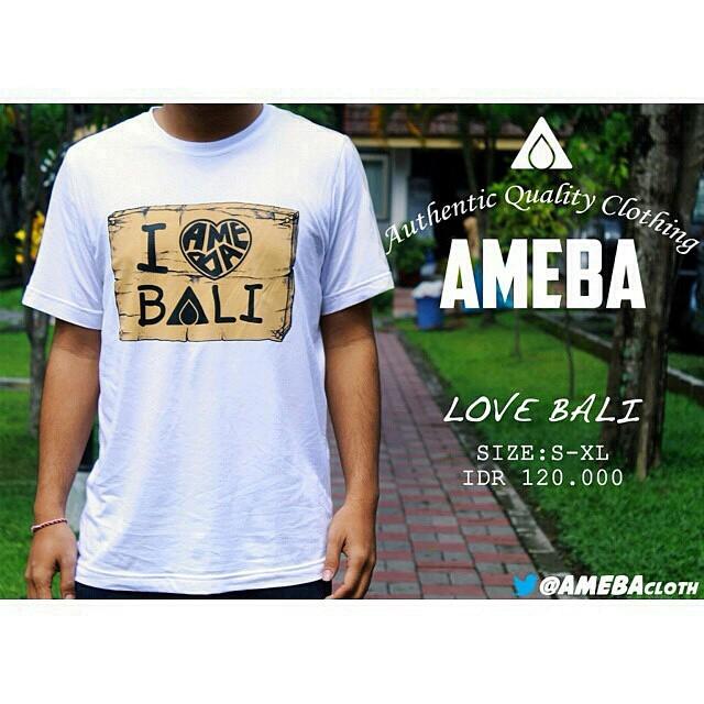 To day from <a href="/amebacloth/">AMEBA</a> -  LOVE BALI tees // Available  <a href="/rubysohobali/">Ayam Pedas Joss</a> buat malming nanti b… ift.tt/1Qd6gRH