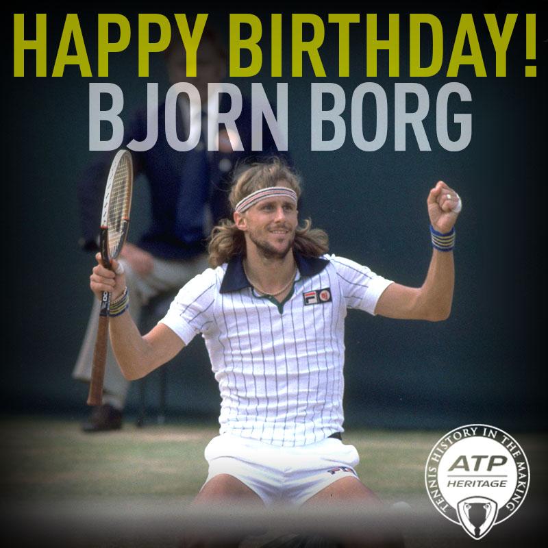 Happy birthday to former World No. 1 Bjorn Favourite Borg memories?  