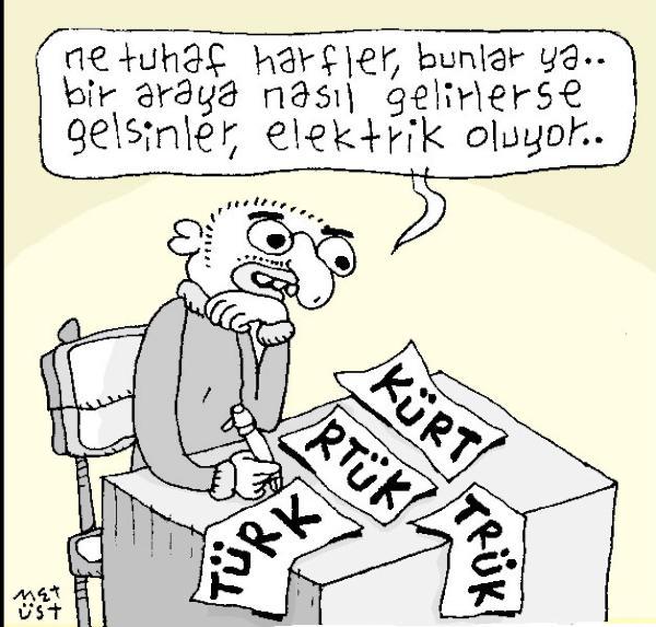 “<a href="/metinustundag/">metin üstündağ</a>: yıllar öncesinden gündem karikatürü: ne tuhaf harfler.. #barışkazanacak ”