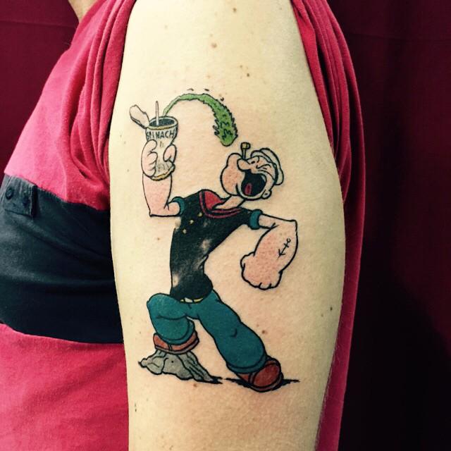Timeless Tattoos  Popeye done earlier todayta for looking  Facebook