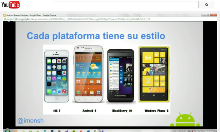 NinjaWebCorp's tweet image. &apos;&apos;Cada Plataforma tiene su propio estilo&apos;&apos;  @imonsh  en el #CursoAndroid .