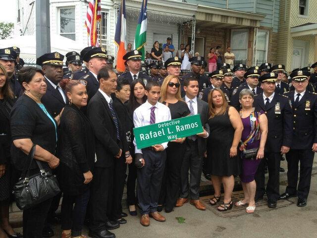 "Detective Rafael L. Ramos Way" street naming.