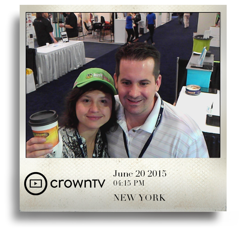 ItsCrownTV's tweet photo. Selfie taken by trevor at #IFE2015 with the #DigitalSignage #Selfie by #CrownTV http://t.co/yFVvYgrjjQ