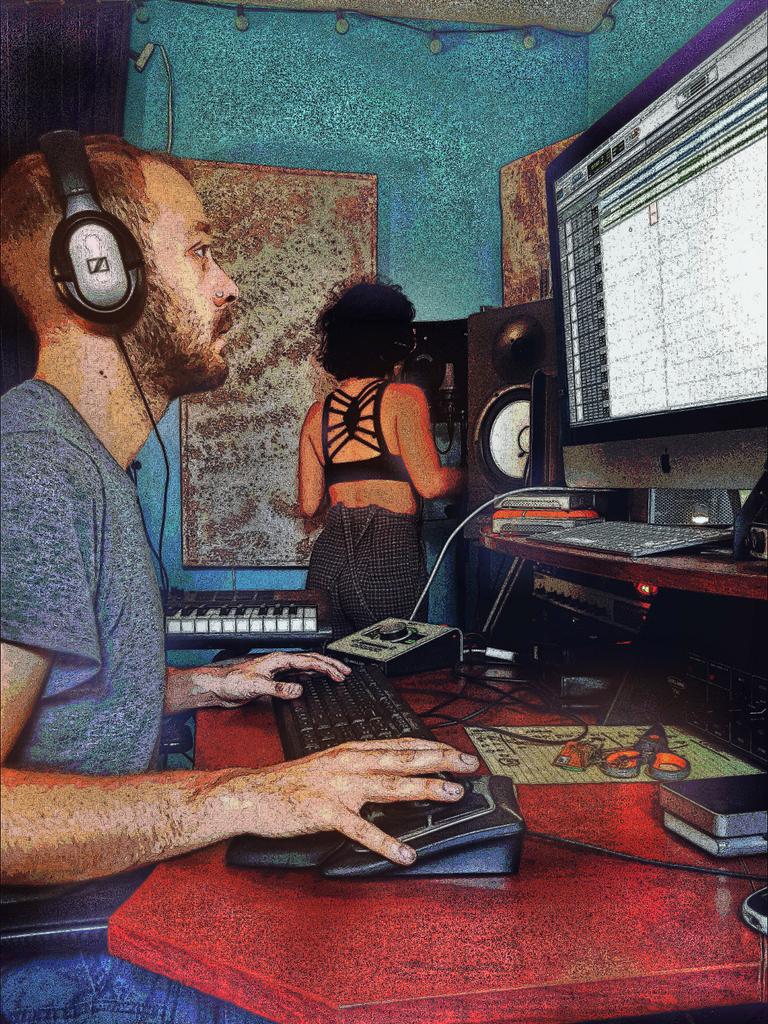 TheElemenoPea's tweet image. Building a robot with @Natalitamusic today. #MakeMusic #MakeRobots