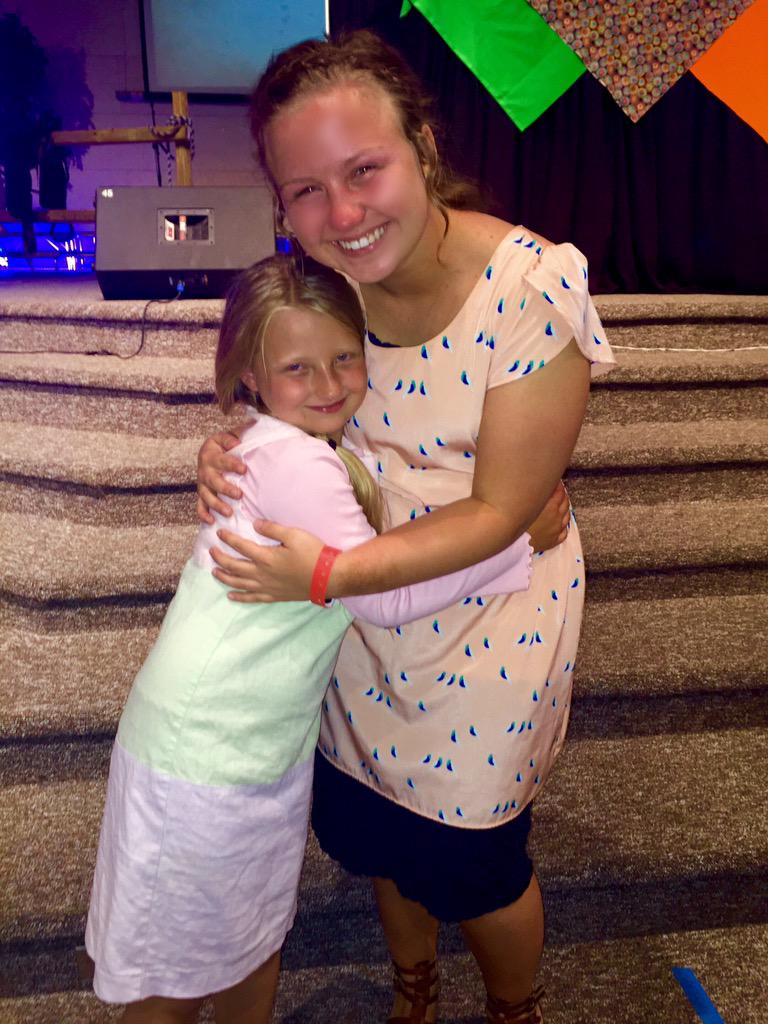 erussell97's tweet photo. My girls Rhenny and Gracie got the Holy Ghost this week at camp along with some other girls in my dorm! #dorm3 http://t.co/xFivnYG9U0
