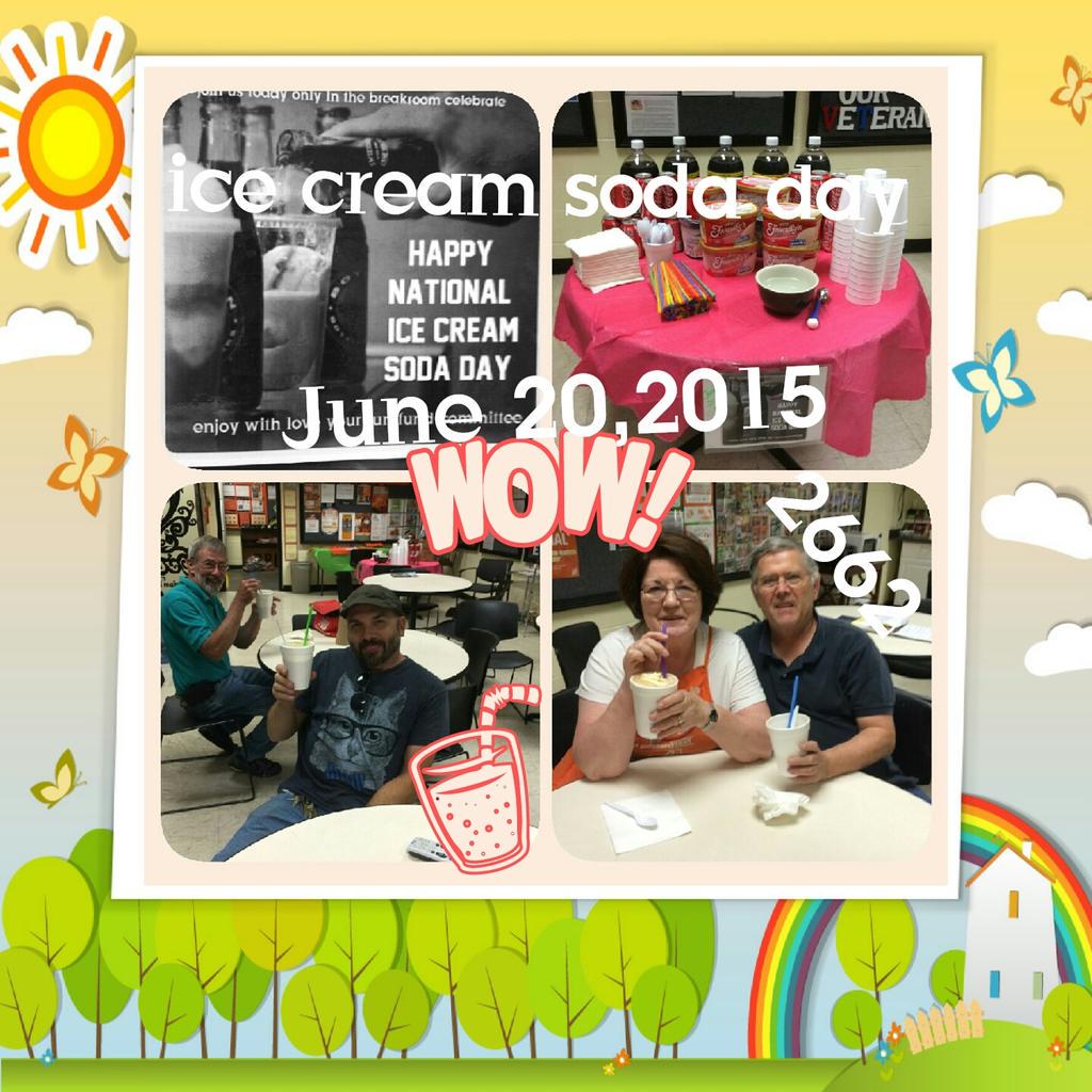 amyboyer71's tweet photo. National ice cream soda day 2662 rocks @DanielleKida1 @BillRodgers_12 @PaulDeveno @Lisachiras @bensonrobert16 http://t.co/mCLkdOxlD6