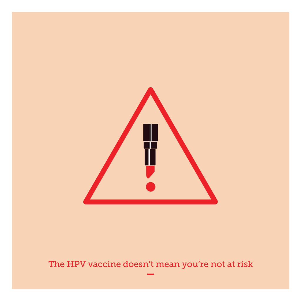 RedLippyProject's tweet image. Ladies, just because you've had the HPV vaccine, it doesn't mean you're not at risk of developing cervical cancer...
