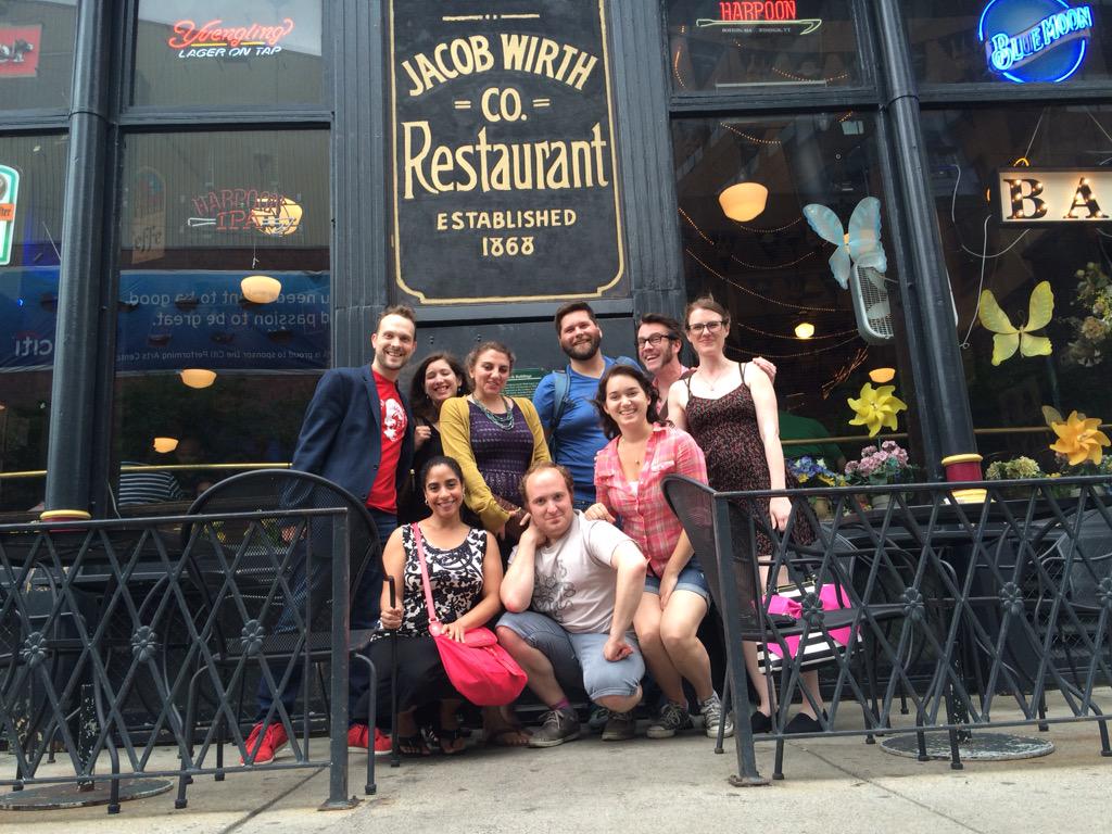 PP_Boston's tweet image. Doing research at Jacob Wirth's before tonight's show! #Authentic #Newplay #Dramaturgy