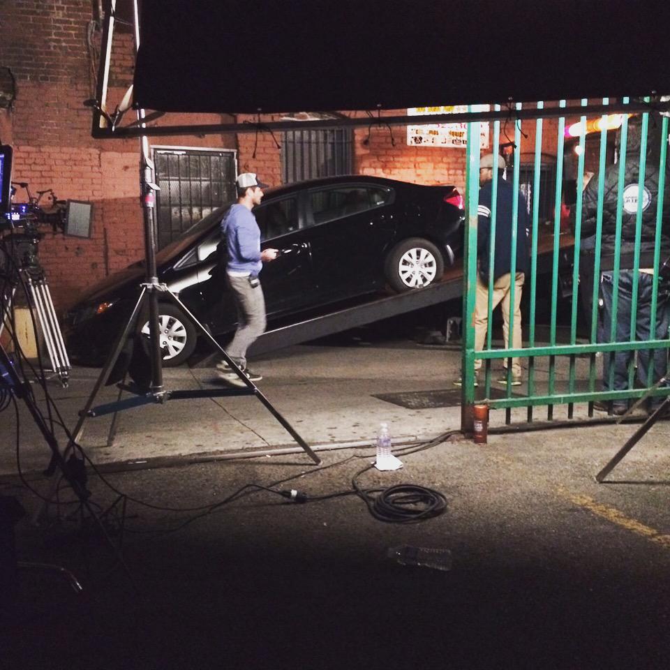 TheTowMovie's tweet photo. Behind the scenes on and on the set of #TheTowMovie. http://t.co/EpwJA87NL3