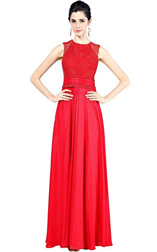 Hellojuncao Women's Round Neck Beaded Floor Length Formal Evening DressFigure Color ... dressysasha.com/?p=17722