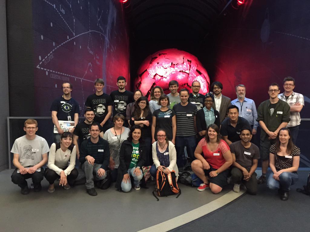 Biodiversity Hackathon delegates