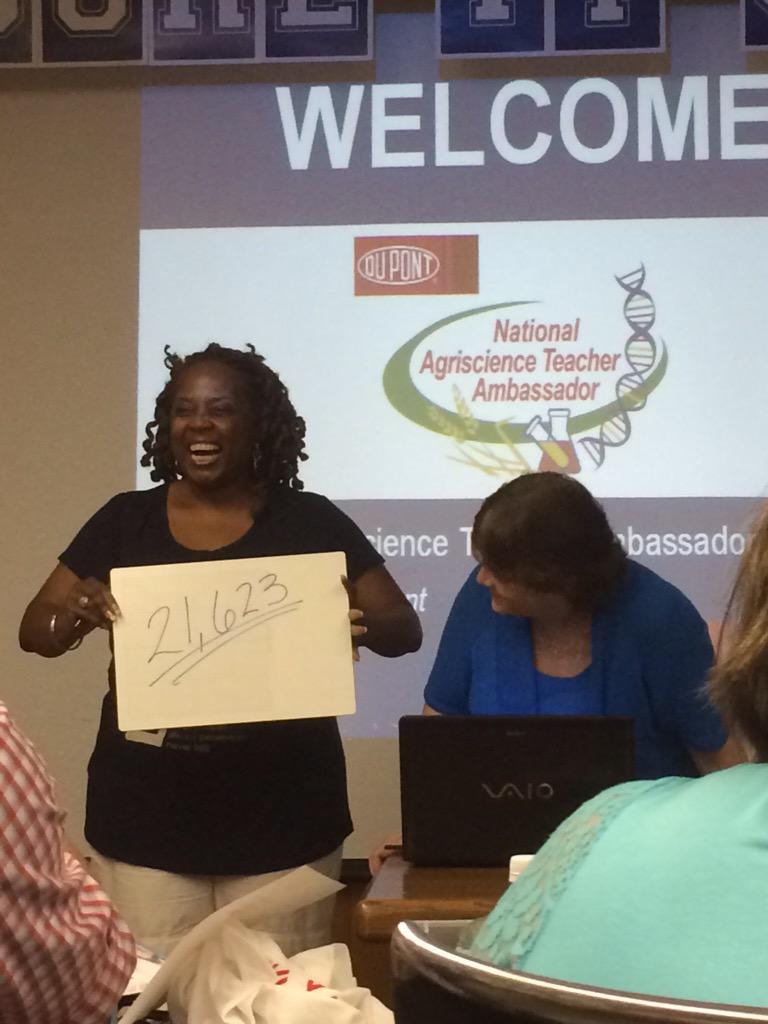 kca28's tweet photo. 21,623 students impacted by 19 National Agriscience Teacher Ambassadors from the June 2015!
#nataa15 
@DuPont_News http://t.co/SSU13msHCN