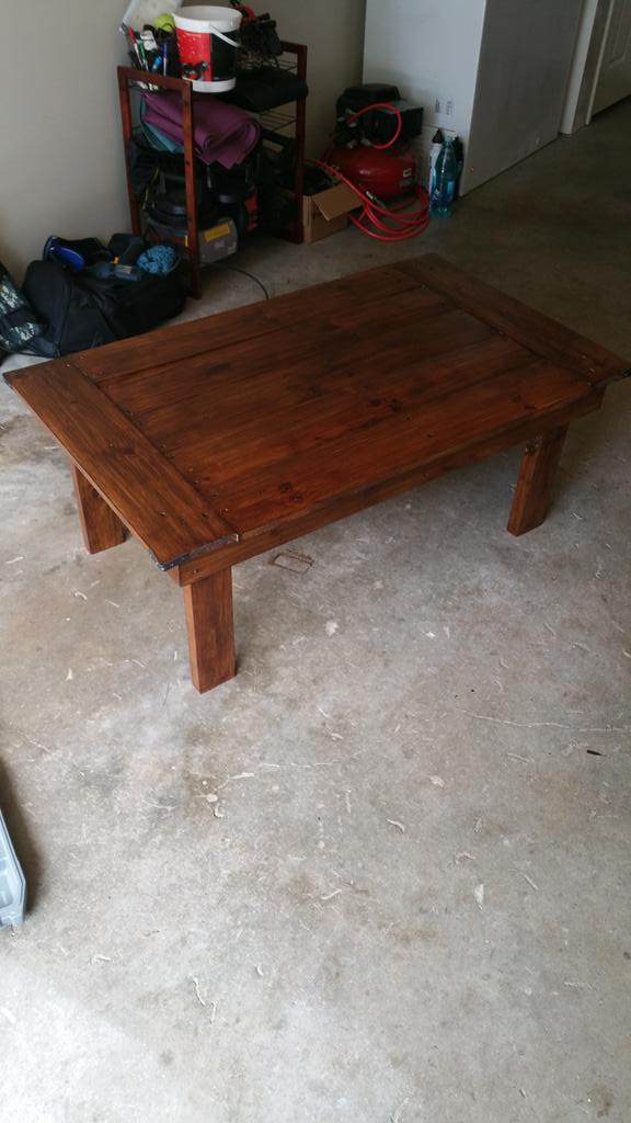 jsmit322's tweet image. I built Hannah a coffee table for her new place
