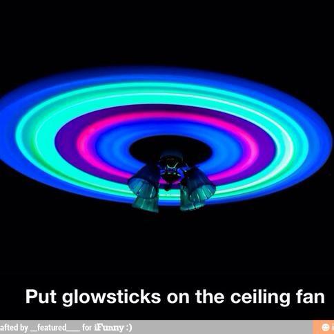 "Hey babe can we buy some glowsticks?!"