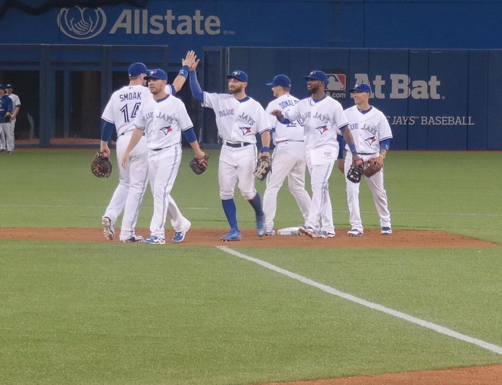 BlueJays's tweet image. FINAL: @BlueJays 7, Mets 1 #ComeTogether #VoteBlueJays