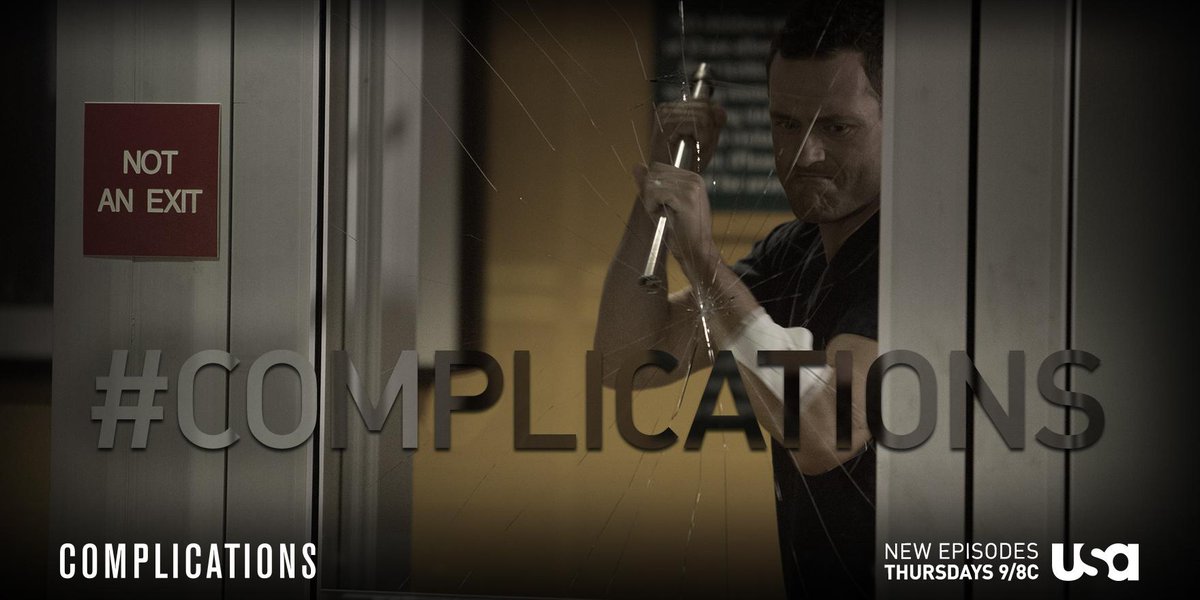 This is only just the beginning. The 2-hour Series Premiere Event of COMPLICATIONS starts NOW. #Complications.