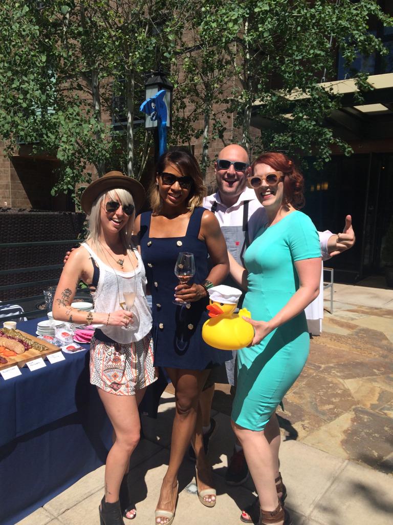 Kickin' off YachtRock&amp;Rose! Thx <a href="/rinoyachtclub/">rino yacht club</a> for batchin @DonQ RumNegroni and <a href="/deathsdoor/">Death's Door Spirits</a> RoseFrench75 <a href="/foodandwine/">Food & Wine</a>