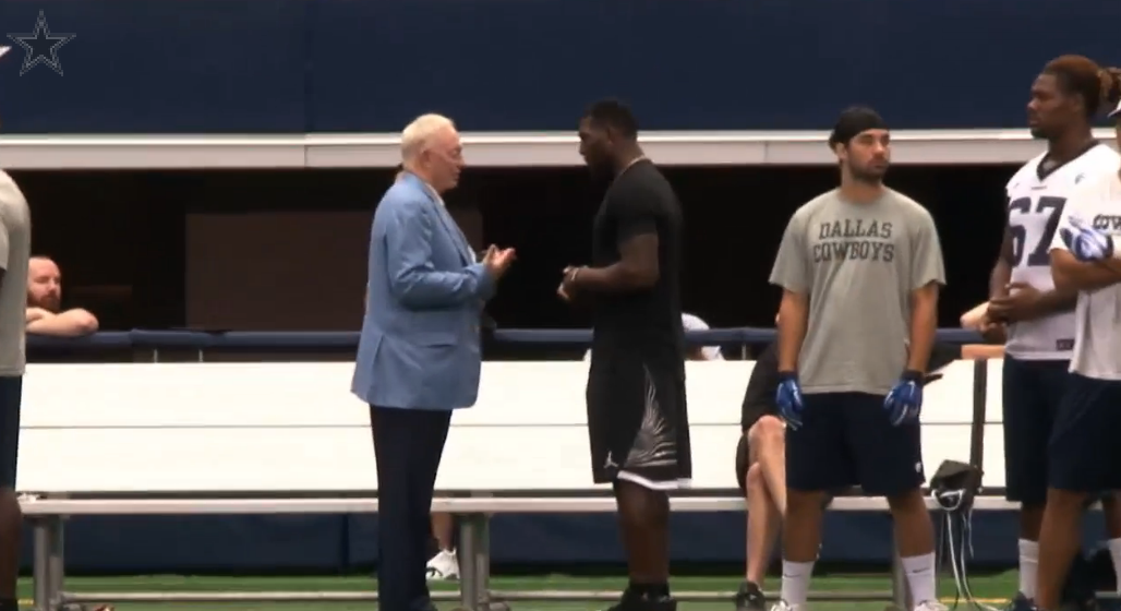 dallascowboys's tweet photo. Mini-Camp LIVE: @BryanBroaddus &amp; @Spags52 at Cowboys' final #minicamp practice

WATCH>> http://t.co/lzuSqvF2kG http://t.co/hORixxcO7O