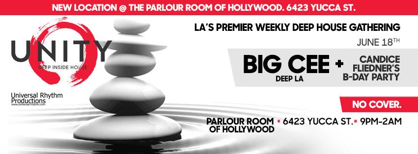 unitygathering's tweet image. UNITY tonight @ParlourRoomBar w/ @deeplosangeles' resident @bigceezey! #housemusicallnightlong #unitygathering