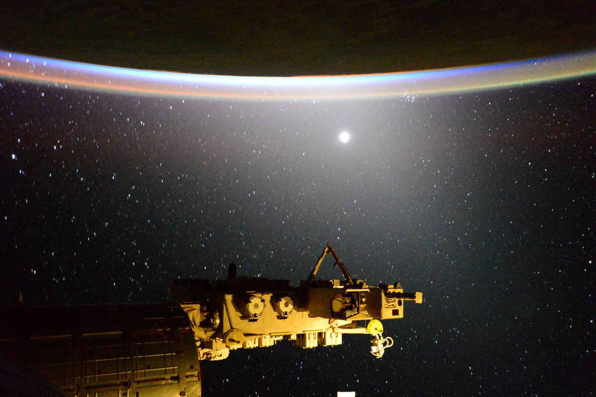 Day 83. Our galaxy from 250 miles away. Good night from @space_station! #YearInSpace